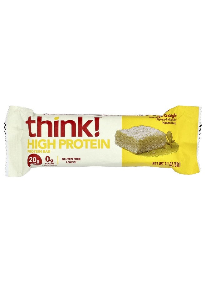 think! Think !, High Protein Bars, Lemon Delight, 10 Bars, 2.1 oz (60 g) Each (Packaging may vary) - Image 3