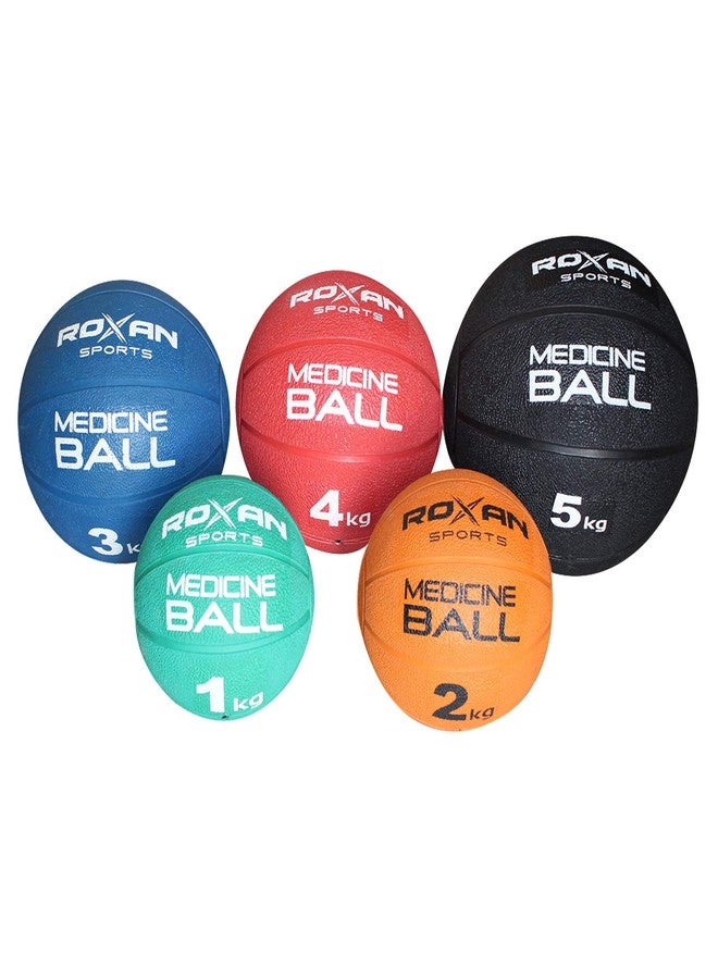 ROXAN Rubber Medicine Ball 3 kg Without Handle, Abs Maker Medicine Ball, Best Exercise Medicine Ball, Perfect Grip Medicine Ball for Gym Exercise - Image 3