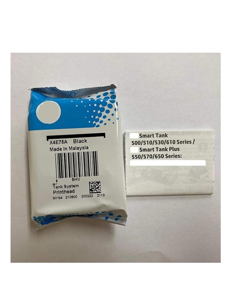 Printhead  X4E75AA GT53 Printhead for HP 517 532 617 515 508 510 511 518 519 531 538 610 618 550 570 650 Home Study and Office Printer, Black 