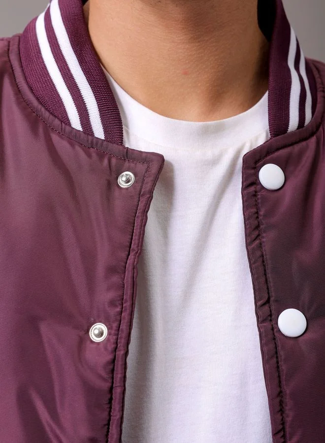 The Indian Garage Co Men Slim Fit Colourblocked Puffer Jackets