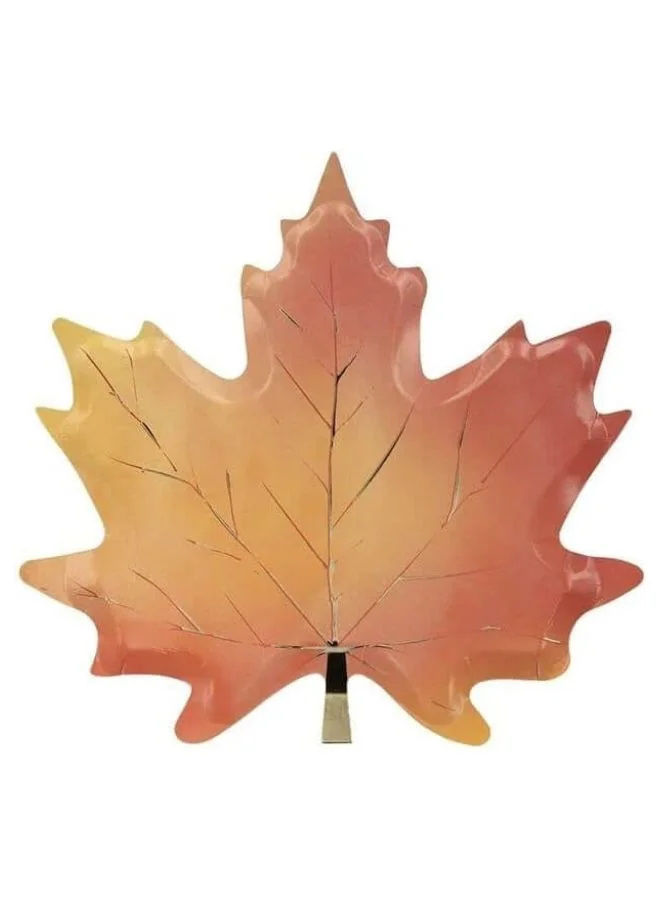 Meri Meri Maple Leaf Plates 9.75x9.5inch