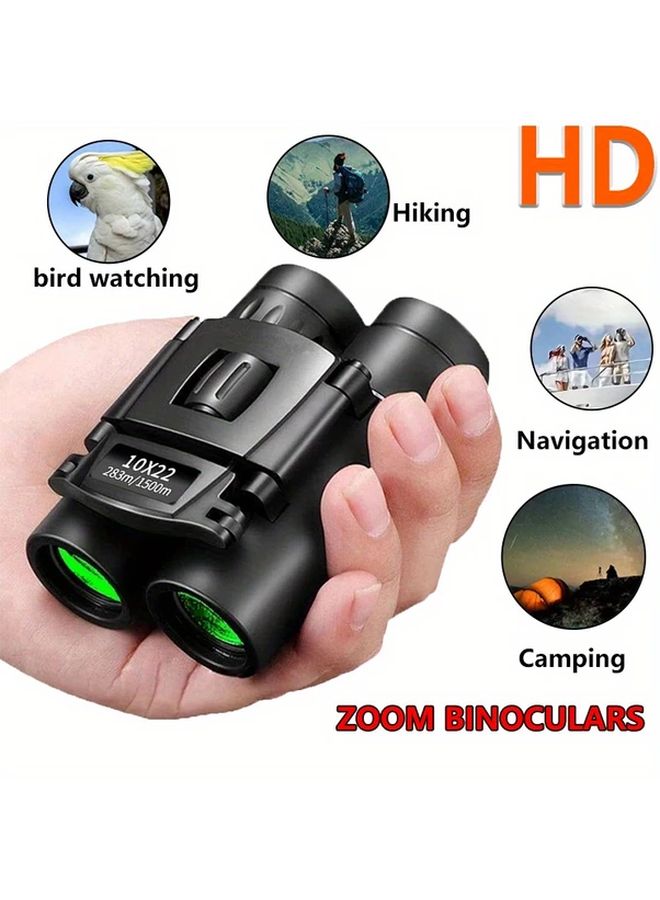 10X22 Portable Binoculars High Definition FMC Coated Compact Durable for Outdoor - Image 2