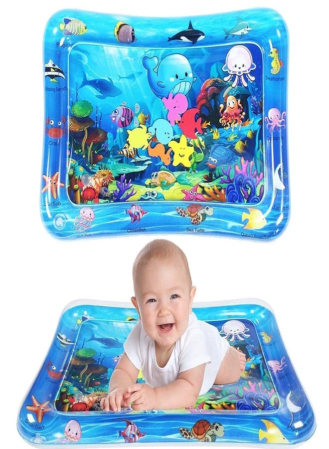 Singhal Inflatable Tummy Time Mat Premium Baby Water Play Mat for Infants and Toddlers Baby Toys for 3 to 24 Months, Strengthen Your Baby's Muscles, Portable, Multicolour - Image 1