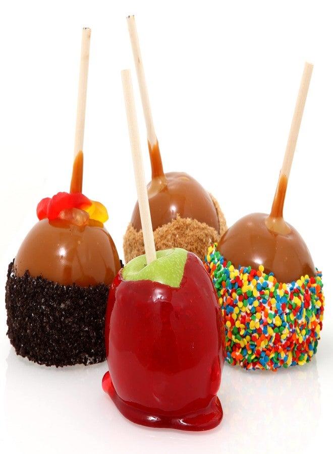 Perfect Stix Wooden Candy Apple Sticks. 4.5 inch x 6mm semi Pointed- 100 Count - Image 2