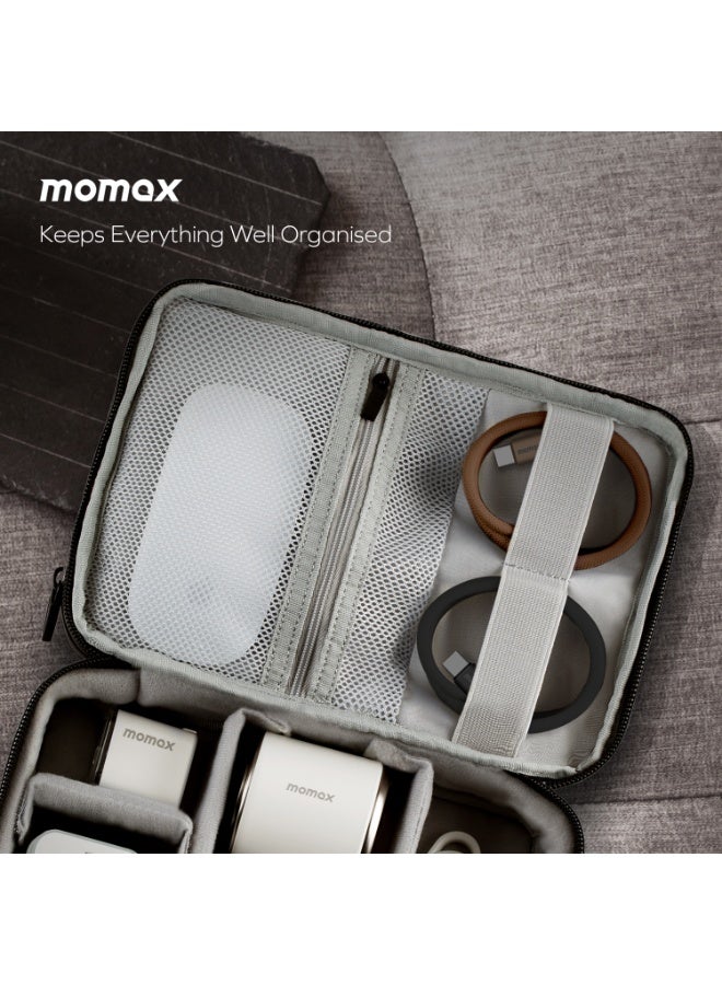 Momax Mag Link 100W QC 3.0 [1 Meter] USB-C to USB-C Fast Charging Magnetic Cable - Black - Image 2