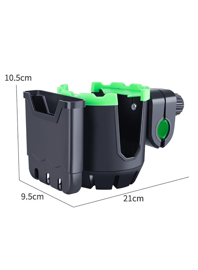 Miila Spain 2-In-1 Universal Cup Holder With Phone Holder, Anti-Slip Pad And Adjustable Holder - Orange - Image 5