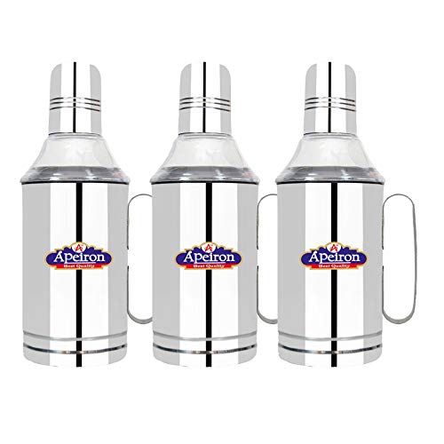 Apeiron Stainless Steel Nozzle Oil Dispenser with Handle (750ml Pack of 3) - Image 1
