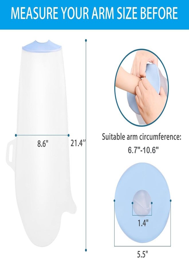 VALLEYWIND Waterproof Cast Cover Arm Kids Cast Covers for Shower Arm Cast Protector for Shower Kids Child Watertight Seal to Keep Wounds Dry Cast Bag for Broken Full Arm Hands Wrists Elbow Reusable - Image 3