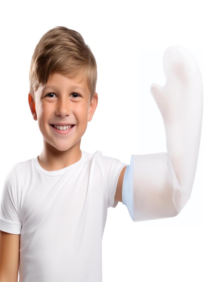 VALLEYWIND Waterproof Cast Cover Arm Kids Cast Covers for Shower Arm Cast Protector for Shower Kids Child Watertight Seal to Keep Wounds Dry Cast Bag for Broken Full Arm Hands Wrists Elbow Reusable - Image 1