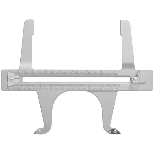 FAITIO Drum Brake Measuring Tool – Brake Resetting Gauge for Adjusting Brake Shoes and Installing Drums, Fast and Accurate Measurements for Automotive Drum Brake Replacement, Silver - Image 1