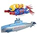 Miracland Windup Diver Submarine Bath Toy Funny Swimming Frogman Pigboat Scuba SUB Bathtub Toy Clockwork Tub Water Toy for Kids DiverSubmarine - Image 2