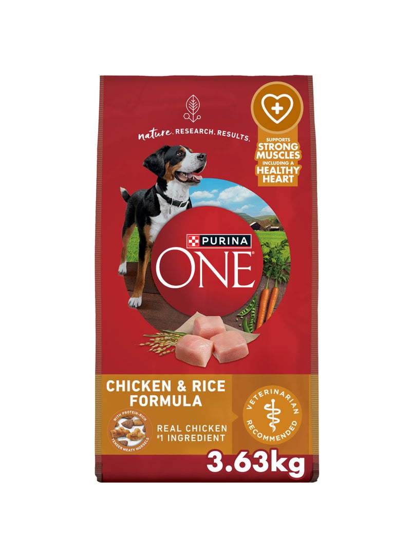 PURINA One Chicken And Rice Formula Dog Food - Image 1