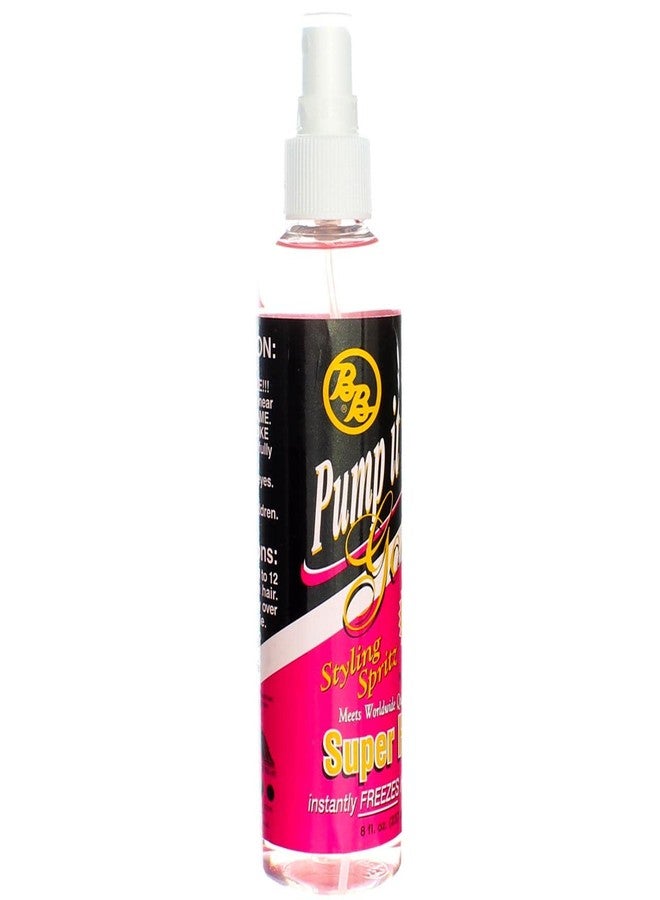Bronner Bros Pump It Up Spritz Gold Super Hold, 12 x 8 oz, Silk Protein & Panthenol, Medium Deep, Gold - Image 3
