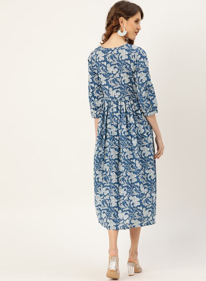 SASSAFRAS Floral Print Dress  - Image 3