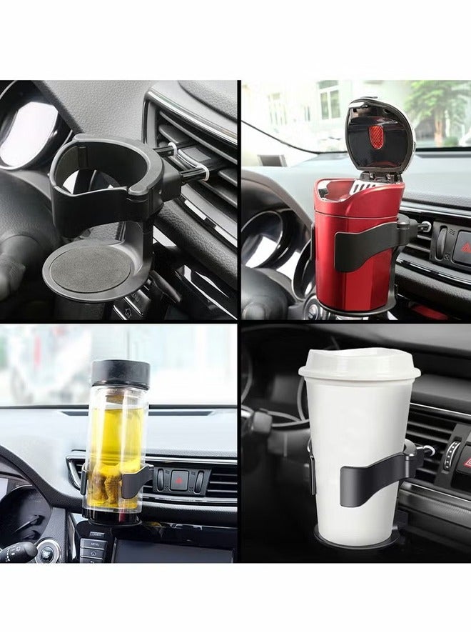 2 Pcs Car Cup Holder, Universal Vent Water Bottle Holder Bracket with Car Vent Clip, Multifunctional Drink Holder for Car Truck Van Coffee Juice Tea Cups - Image 3