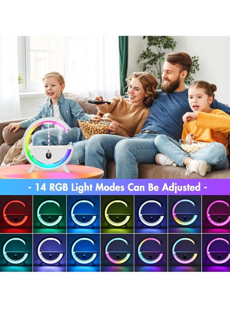 RaboS مرطب هواء مضاد للجاذبية بقطرات ماء، مرطب ضباب بارد صامت - Image 4