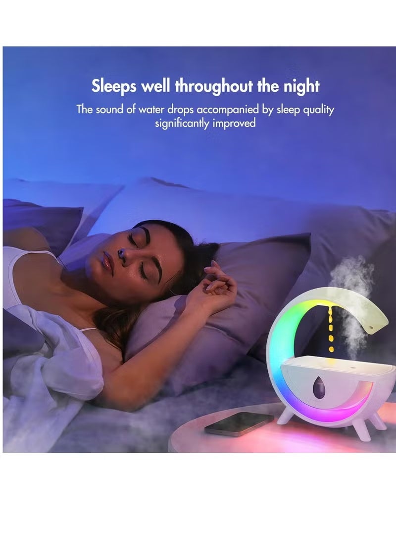 RaboS مرطب هواء مضاد للجاذبية بقطرات ماء، مرطب ضباب بارد صامت - Image 5