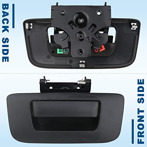 APPERFiT Tailgate Handle Latch w/Bezel Cover 20955300 22755303 Compatible with 2007-2014 Chevrolet Chevy Silverado GMC Sierra 1500 2500 3500 Rear Truck Bed Tail Gate Door Panel - Image 3