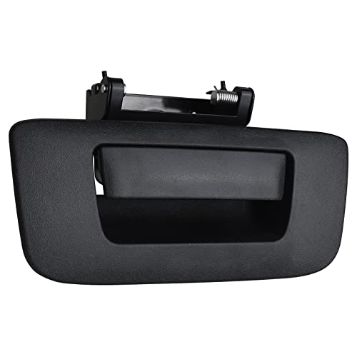 APPERFiT Tailgate Handle Latch w/Bezel Cover 20955300 22755303 Compatible with 2007-2014 Chevrolet Chevy Silverado GMC Sierra 1500 2500 3500 Rear Truck Bed Tail Gate Door Panel - Image 1