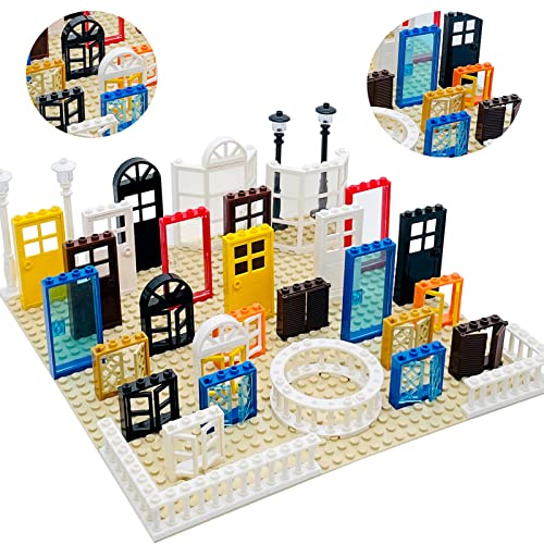 SAIBURAZ 90 Piece Windows,Doors, Fences Building Block Parts Toy Gift for Kids Boys Girls Age 6+ Kit Fit with Major Brands Children Gifts - Image 2