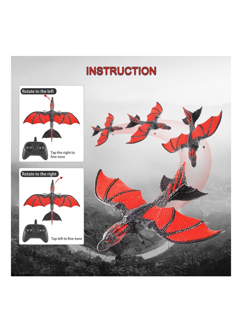 SYOSI RC Plane 2.4Ghz Remote Control Airplane Flying Bird Dragon with 1 Batteries 6 Axis Gyro Stabilizer RTF Easy to Fly Glider for Beginners Adults Kids Boys  - Image 5
