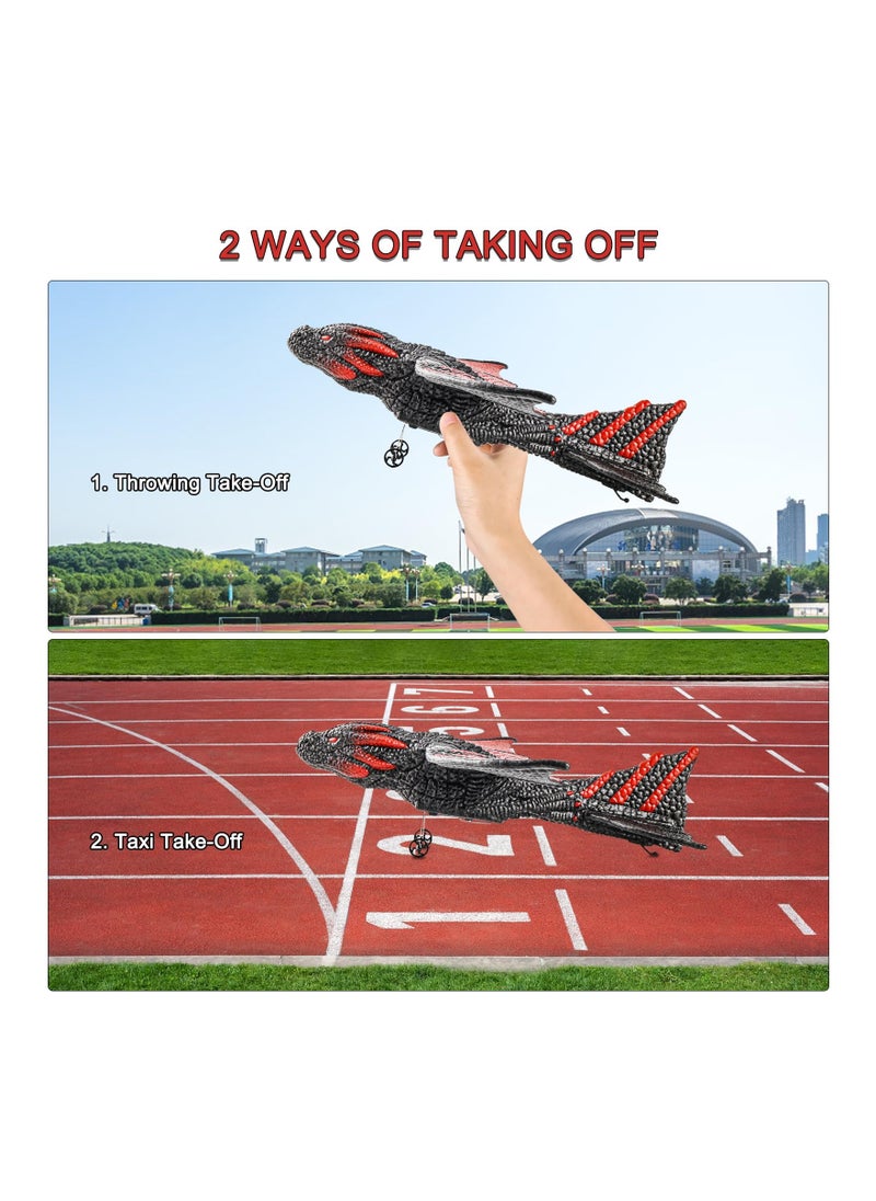 SYOSI RC Plane 2.4Ghz Remote Control Airplane Flying Bird Dragon with 1 Batteries 6 Axis Gyro Stabilizer RTF Easy to Fly Glider for Beginners Adults Kids Boys  - Image 2