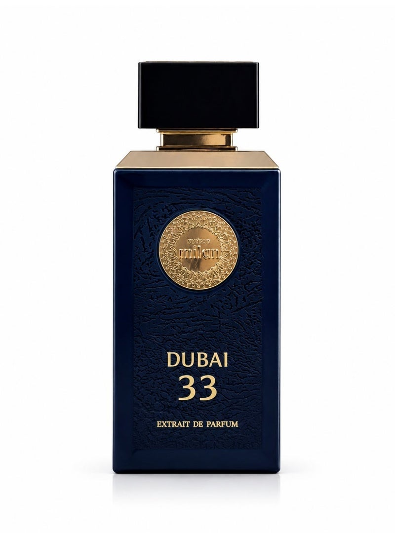 Maison Milan Dubai 33 Luxury Extrait de Parfum for Men, Long-Lasting Premium Fragrance, 100ml - Image 3