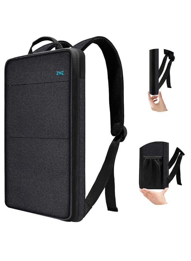 ZINZ Slim & Expandable Laptop Backpack Water Resistant Travel Backpack Compatible with MacBook Air/Pro 13-14 inch XPS 13 Surface 13.5" and Most 13-14 inch NoteBooks,B01K01 - Image 1