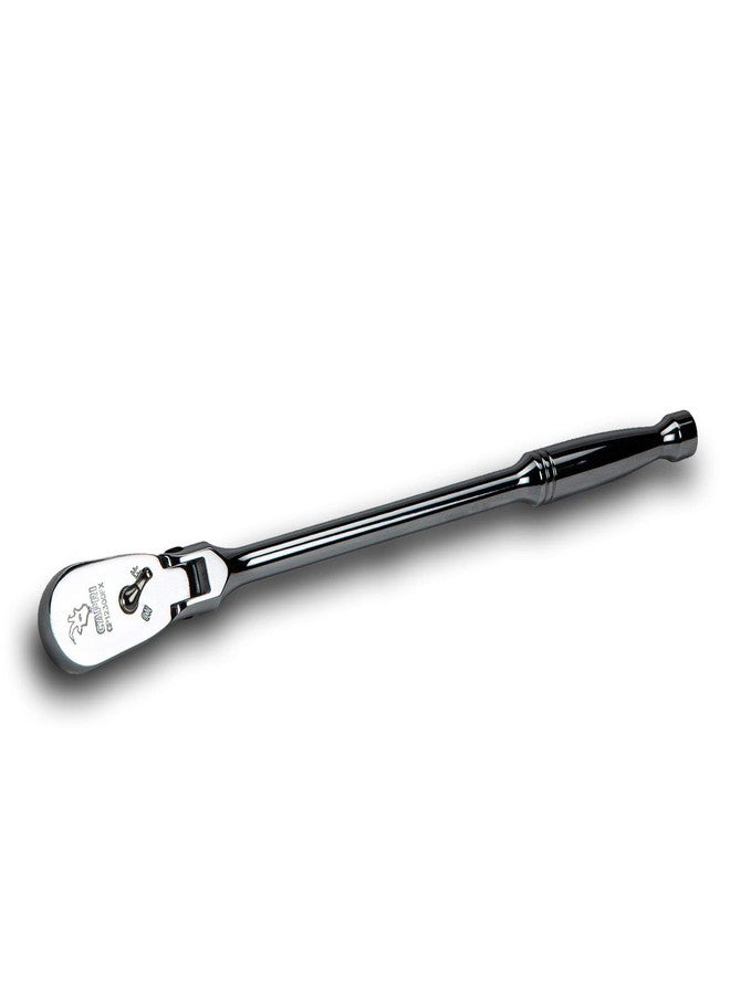 Capri Tools مفتاح ربط ذو رأس مرن منخفض الارتفاع من كابري تولز، مقاس 3/8 بوصة، 72 سنًا حقيقيًا، قوس تأرجح 5 درجات، رأس مرن 180 درجة (Cp12300Fx) - Image 1