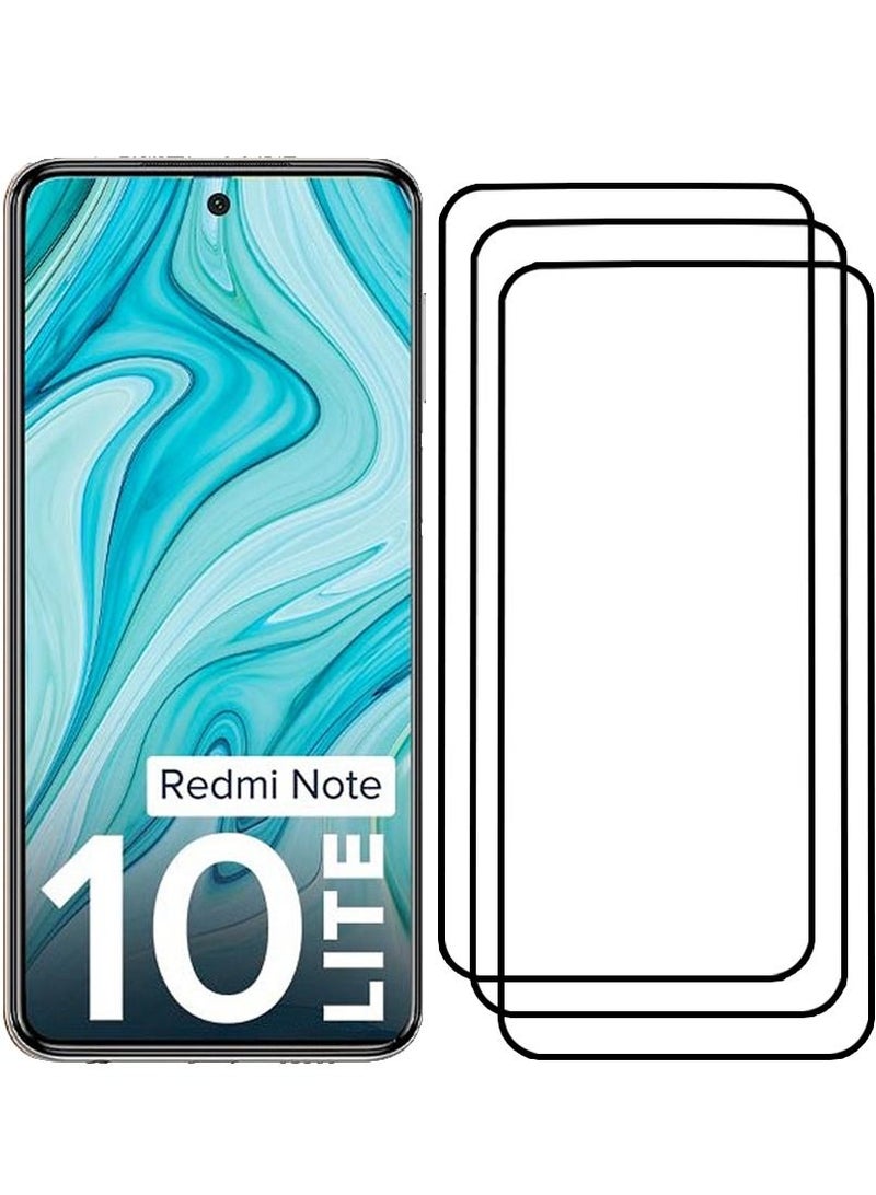 CATANES 3 Pack For Xiaomi Redmi Note 10 Lite Screen Protector Tempered Glass Full Glue Back - Image 2