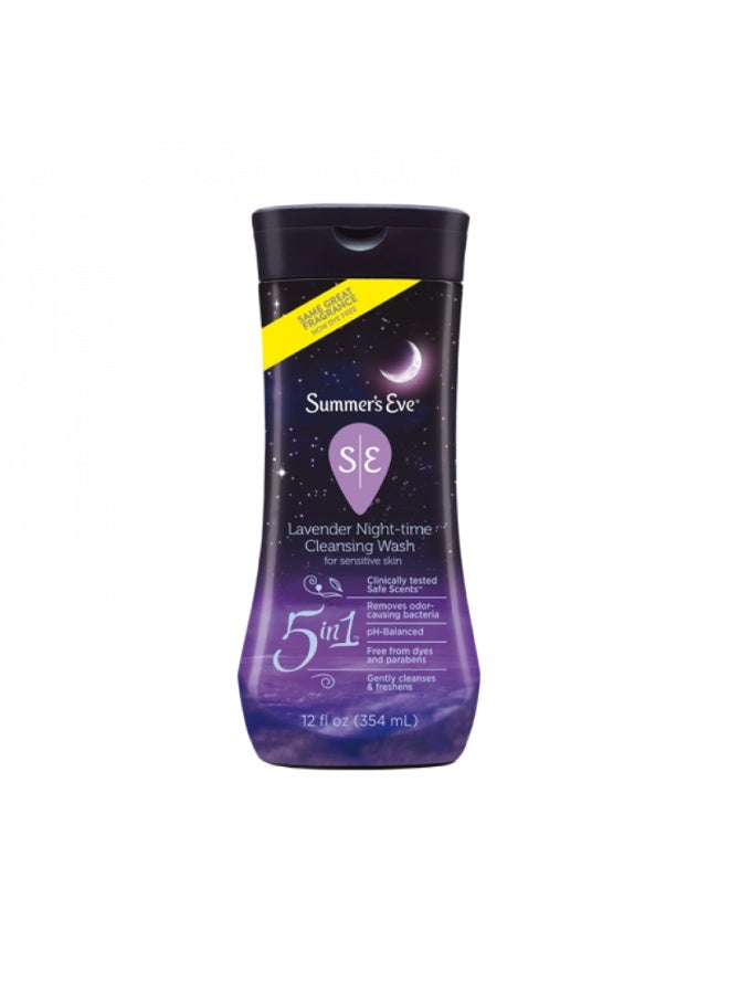 Summer's Eve Lavender Night-Time Cleansing Wash 354ml - Image 1