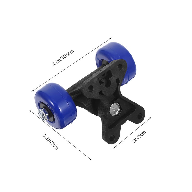 2pcs Complete Skateboard Trucks and Wheels Set Replacement for Outdoor Skateboarding - Image 3