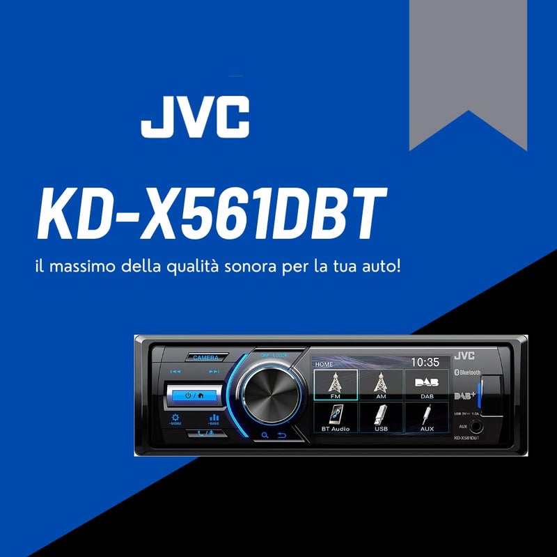 JVC استريو سيارة JVC، أسود - Image 2