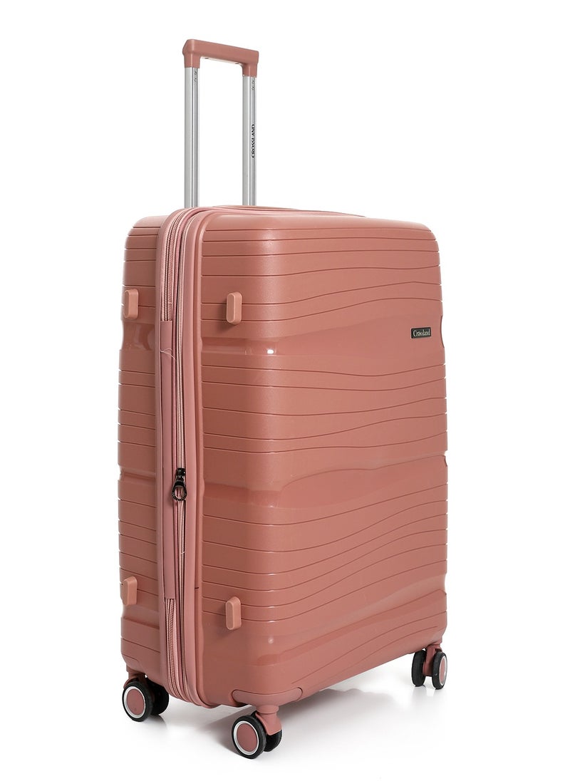 Crossland - CROSSLAND Cashmere Trolley Luggage,TSA Lock , Expandable Double Zipper - Image 1