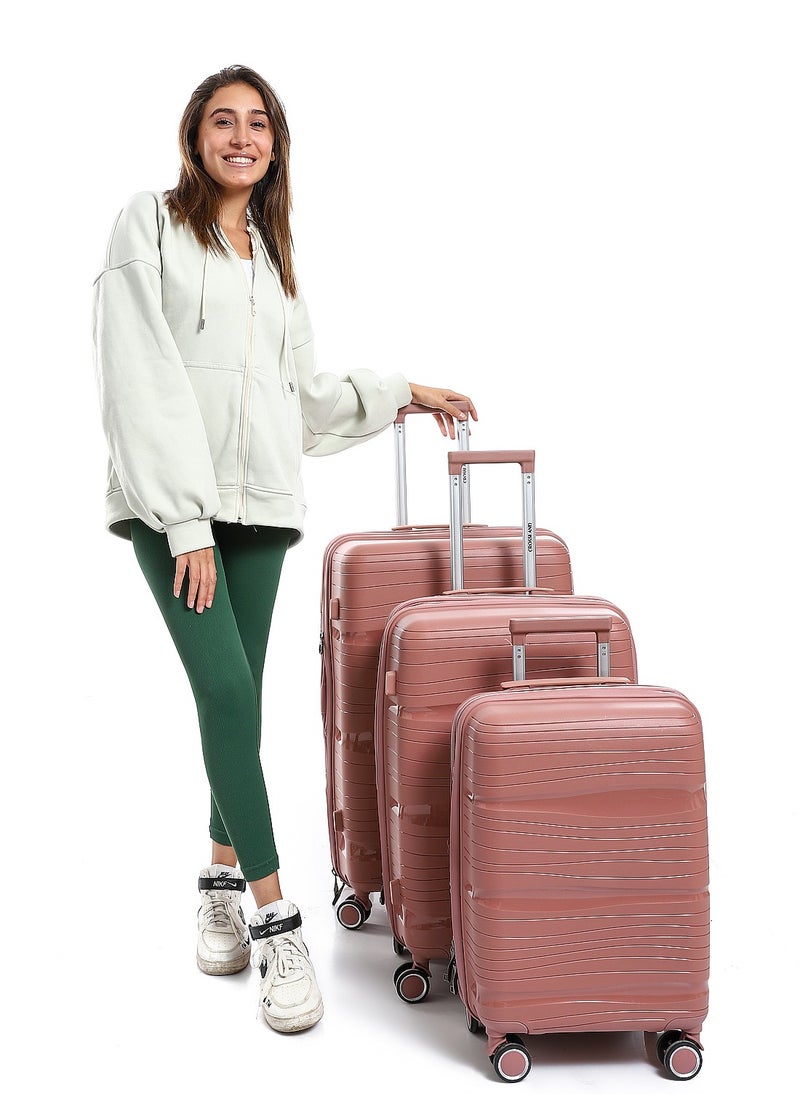 Crossland - CROSSLAND Cashmere Trolley Luggage,TSA Lock , Expandable Double Zipper - Image 1