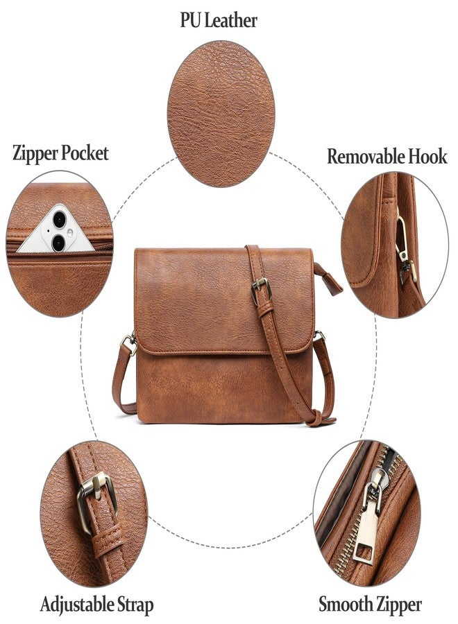 GAEKEAO Crossbody Bags for Women Cell Phone Purse RFID Blocking Vegan Leather Handbags with Adjustable Strap and Card Slots - Image 5