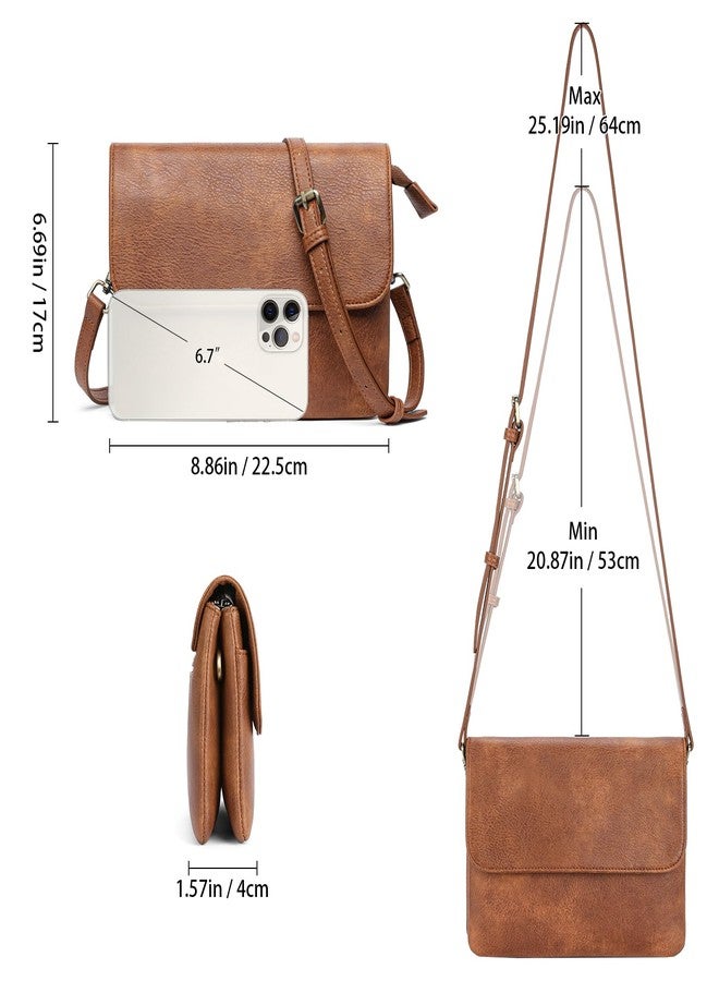 GAEKEAO Crossbody Bags for Women Cell Phone Purse RFID Blocking Vegan Leather Handbags with Adjustable Strap and Card Slots - Image 4