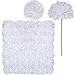 Supla 100 Pack Artificial Carnation Flowers Picks Bulk White Carnations Stems Silk Carnation Flower Heads with Wired - Image 2