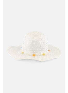 WHITE MOUNTAIN Women Textured Hat, White  - Image 1