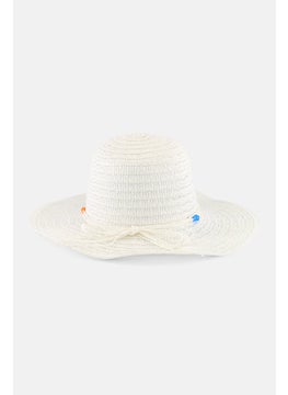 WHITE MOUNTAIN Women Textured Hat, White  - Image 2
