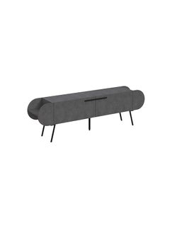 Mourah Home Capsule Tv Stand Up To 65 Inches With Storage - Grey - 2 Years Warranty  - Image 5