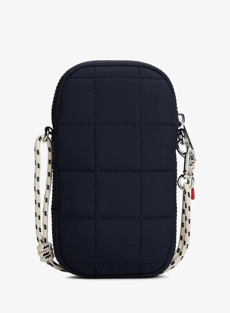 TOMMY HILFIGER Kids Wavy Flag Quilted Phone Bag