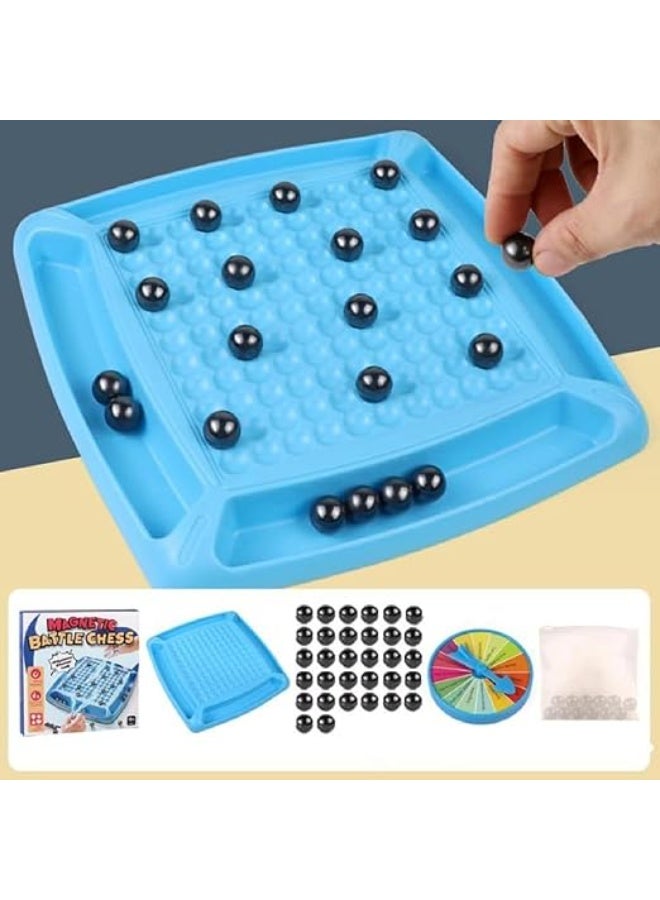 Magnetic Chess Board, Magnetic Chess Game, Travel Chess Magnetic, Puzzle Checkers Game, Magnetic Game, Family Game, Party Game for Children and Adults - Image 1