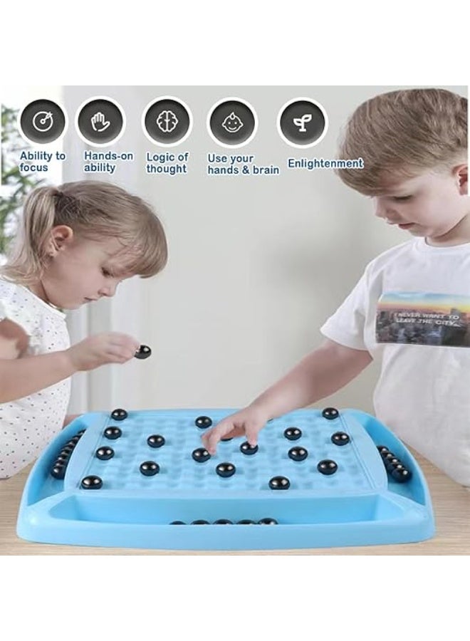 Magnetic Chess Board, Magnetic Chess Game, Travel Chess Magnetic, Puzzle Checkers Game, Magnetic Game, Family Game, Party Game for Children and Adults - Image 3