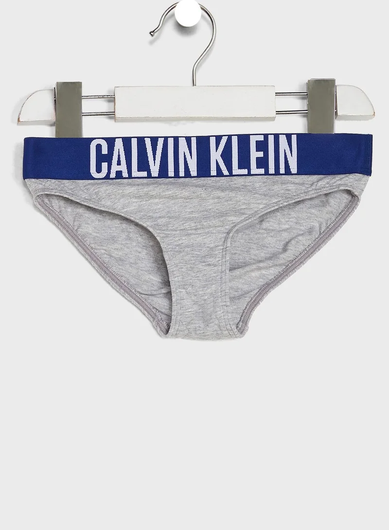 Calvin Klein Jeans 2 Pack Youth Logo Band Swim Bikini Bottoms