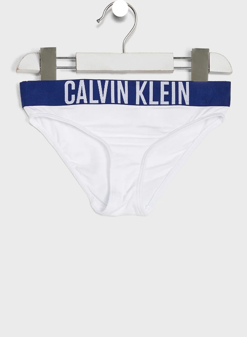 Calvin Klein Jeans 2 Pack Youth Logo Band Swim Bikini Bottoms