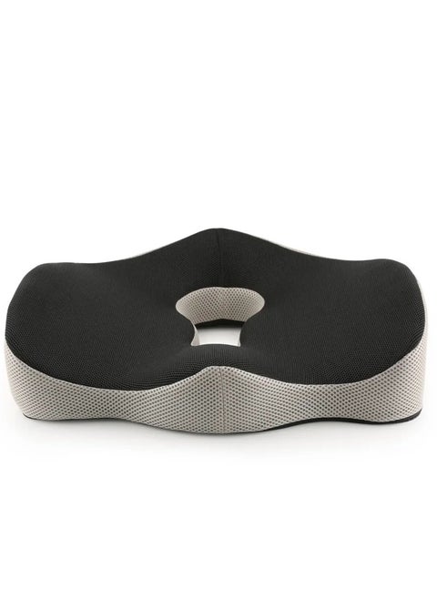 Memory Foam Seat Cushion for Coccyx and Hemorrhoid Pain Relief, Easy to Carry, Anti-Slip, and Rebound to Original Shape
