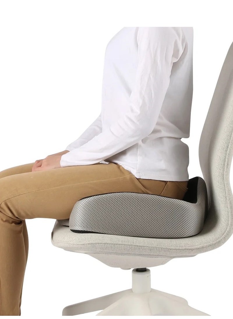 Memory Foam Seat Cushion for Coccyx and Hemorrhoid Pain Relief, Easy to Carry, Anti-Slip, and Rebound to Original Shape