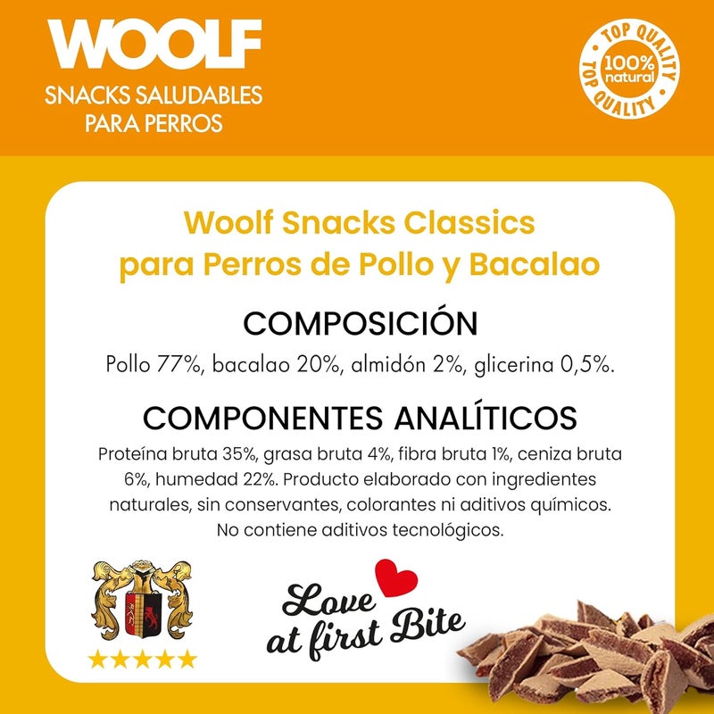 Woolf Chicken with Cod Sandwich for Dog and Cat 100 g - Image 5