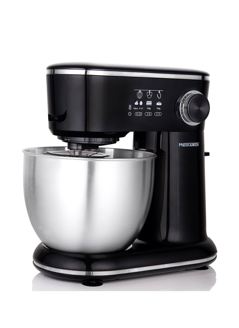 ميدياتيك - خلاط ستاند MT-STM502 1200 وات 5.5 لتر أسود - Image 1